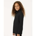thumbnail image 2 of AllPro 41870Y Pro-Lock Youth Performance Quarter-Zip Pullover-Black-XS, 2 of 6