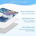 thumbnail image 4 of Ironing Mat Portable Ironing Blanket for Table Top Travel Ironing Pad for Washer Dryer 27.6" x 47.2" Beautiful Watercolor Unicorn, 4 of 6
