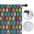 thumbnail image 4 of Blackout Kids Curtains,Red Bigfoot Pattern Childrens Insulated Curtains Set Of 2,Bedroom Essentials,Toddler Room Decor 42x63in(106x160cm), 4 of 5