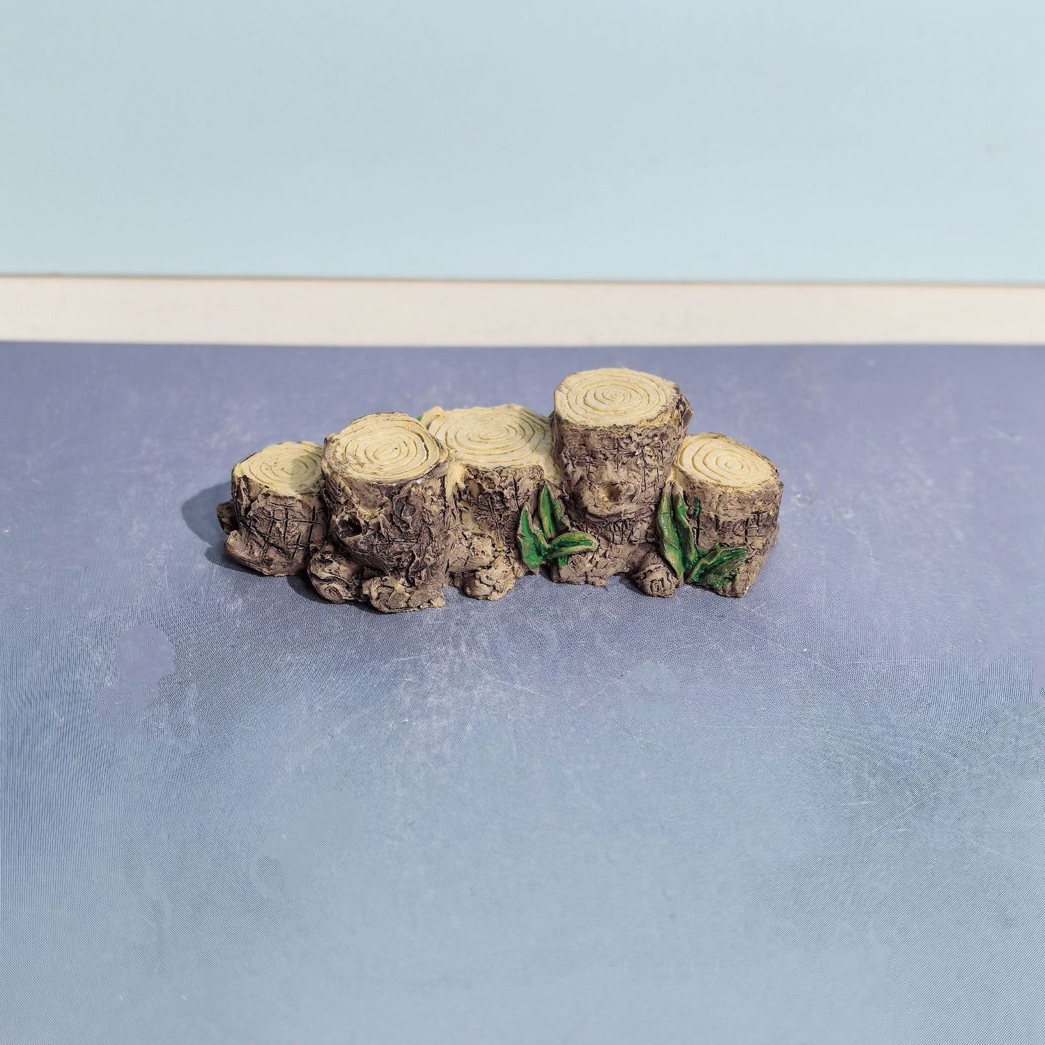 Mini artificial small stake bridge resin ornament micro landscape decoration sand table bonsai climbing pet fish tank sinking landscaping