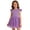 Purple, variant on CYRBOKO Toddler Girls Sleeveless Dresses, Crew Neck Comfy A-line Summer Flower Girl Dresses Purple Size 2-3 T