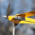 thumbnail image 3 of Airplane Weathervane - Gifts For Flight Lovers, Metal Weather Vane Windmill, Airplane Weathervane Decoration, 3 of 5