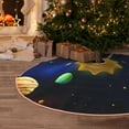 thumbnail image 5 of Balery Solar System Printed Christmas Tree Skirt , Merry Christmas Party Christmas Tree Decoration,Adjustable Tree Skirt-30", 5 of 6