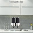 thumbnail image 3 of For 2024 M-8009 Double-head Manual Soap Dispenser - Bathroom and Kitchen Liquid Soap Dispensing Pump, 3 of 5