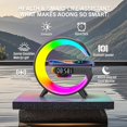 thumbnail image 2 of Lampe de Table LED Intelligente, Réveil Lever de Soleil Intelligent avec Haut-Parleur Bluetooth et 10 Modes, Lampe de Bureau LED avec Chargeur Sans Fil pour Gros Dormeurs, 2 of 7