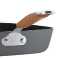 thumbnail image 2 of Rachael Ray Cucina Hard-Anodized Grill Pan in Gray and Orange, 2 of 4
