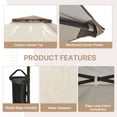 thumbnail image 3 of EAGLE PEAK 13' x 13' Beige Pop-up Outdoor Canopy, Portable, 3 of 10