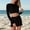 Black, variant on Women's Summer Swimsuit 2026 Control Tankini Top and High Waist Swimming Shorts Bikini Swimsuits Cover Ups Summer Dress for Women Wife with Adjustable Shoulder Straps Sporty Beach Fashion (Yellow,S)
