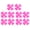 Rose Red, variant on BIMZUC 10Pcs 100mm / 3.94in 4 Blades Propeller DIY Toy Model Rotating Accessories with 2mm Hole XR-150 Yellow