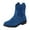 Blue, variant on Women's Short Cowboy Boots Wide Calf Western Boots With Low Heel Ankle Boots Dress Country Concert