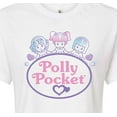 thumbnail image 3 of Polly Pocket - Polly Pocket And Friends Logo - Junior's - Women's Cropped T-shirt, 3 of 5
