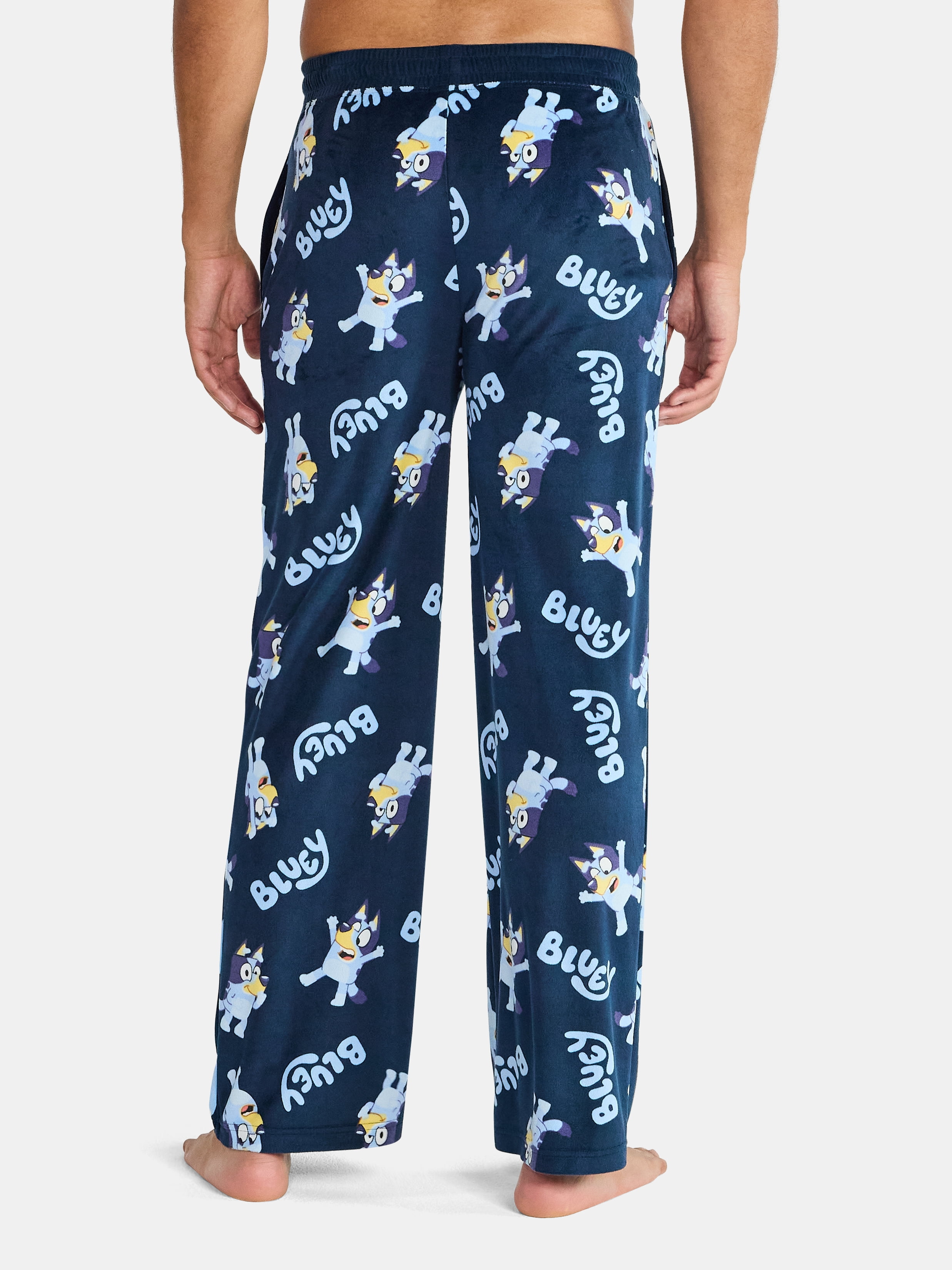 Bluey Men's and Big Men's Split Leg Graphic Pants, Sizes S-2XL