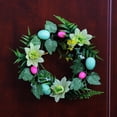 thumbnail image 5 of HOTWINTER Easter Wreath for Front Door, Adorable Wreath with Colorful Eggs, for Spring Home Indoor Outdoor Window Wall Decorations, 5 of 6