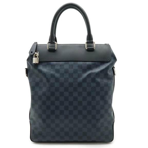 Pre-Owned LOUIS VUITTON Damier Cobalt Greenwich Tote Bag, Shoulder Bag N41351 (Good)