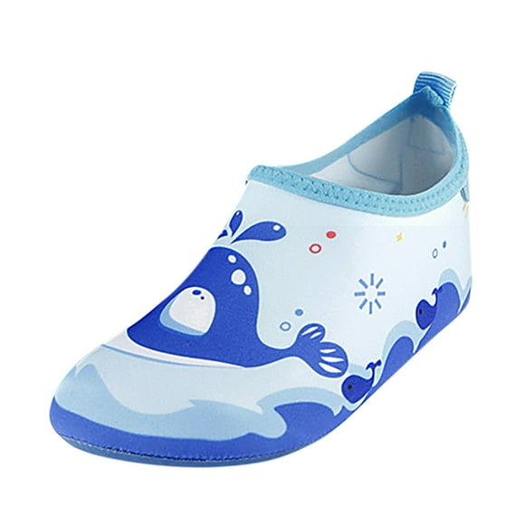 Ketyyh-chn99 Baby Shoes 2024 Kids Sneakers Kids Diving Dry Animal Shoes Quick Outdoor Beach Swimming Shoes Cartoon Children Kids Water Baby Shoes Chucks Kids (Blue, 12.5 Little Kids)