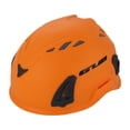 thumbnail image 4 of Casco de trepadora Trabajador de construcción Hardhat con correa de la barbilla Capacina ajustable Capa de montañismo Drrifting Hard Hard for Men Naranja, 4 of 8