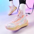 thumbnail image 2 of Bolognifi Men's Basketball Shoes, Classic Training Sports - PINK1_11, 2 of 7