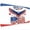 250th USA Patriotic Eagle, variant on Wildflowers License Plate, Front Decoration License Plates Cover Rust-Proof Aluminum Metal, Novelty Vanity Tag Cover with 4 Holes Car Decor 12 X 6 Inches for Men Women