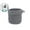 Gray, variant on Handmade Cotton Rope Hanging Storage Basket for Bedside or Wall – Black Organizer Bin (5.5x5.1")