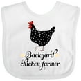 thumbnail image 3 of Inktastic Backyard Chicken Farmer Ancona Hen Girls Baby Bib, 3 of 4