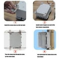 thumbnail image 4 of Outdoor Electrical Safety Box Lock Mechanism Weatherproof Power Outlet Case, 4 of 20