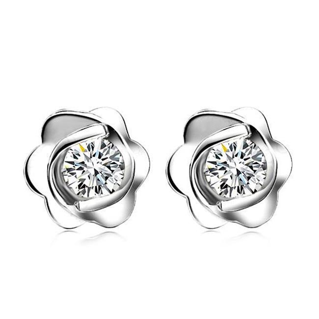Harry Chad HC10009 1.5 CT 14K Gold Round Cut Stud Diamond Women Earring