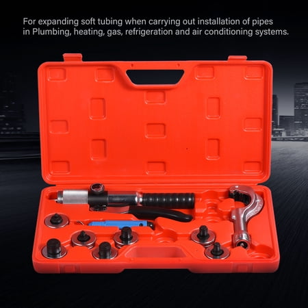 Expanderkopf-Set 10–42 Mm Für CT-100/CT-300 Rohr-Expander – Automatisch Drehender Kopf Aus Karbonstahl, 11 Größen, Für HLK & Kälteanlagen