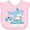 AD-Pink, variant on Inktastic My Great Grandma Loves Me with Cute Sharks Boys or Girls Baby Bib