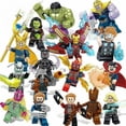 thumbnail image 2 of Set de minifiguras Super Heroes Avengers Infinity War x16, 2 of 2