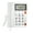 White, variant on Landline Telephone Corded Desktop Large Button Phone with Caller Display Telephone Front Desk Home Telephone