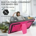 thumbnail image 4 of FIEWESEY for Walmart Onn 8 inch 2nd Gen(Model:100011885) Case,Shock-Resistant Drop-Proof Hybrid Rugged Kids Friendly Case(With Stand) for Walmart Onn 8 2nd Gen/onn 8 Kids 8 inch Tablet(Pink), 4 of 6