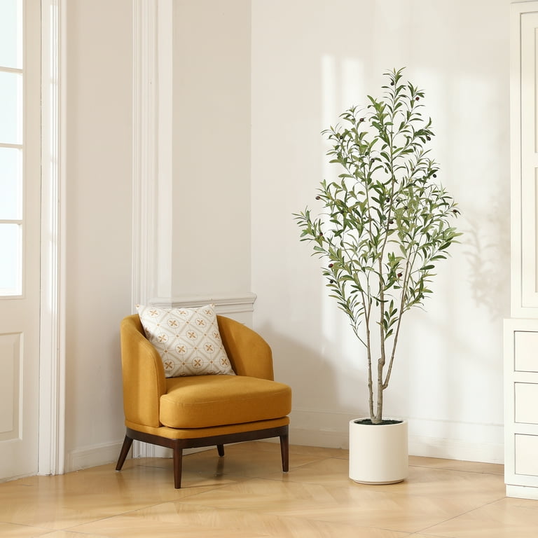 置物 Olive Amazon.com: Nearly Natural 18in. Olive Silk Tree with Vase (Set of