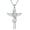 Silver music cross, variant on KQF Music Cross Necklace for Women 925 Sterling Silver Music Note Pendant Musical Jewelry Gifts for Women
