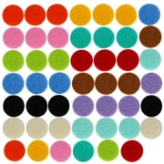 48 PCS Refill Pads 0.87 Inch Felt Pads Highly Absorbent Replacement Pads for Diffuser Necklace Diffuser Bracelet Car Diffuser Vent Clip
