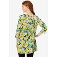 thumbnail image 2 of Woman Within Plus Size Perfect Printed Three-Quarter-Sleeve Scoopneck Tunic, 2 of 5