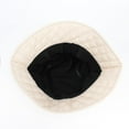 thumbnail image 4 of Kukuzhu Women’s Winter Wide Brim Bucket Hat Matt Leather Floppy Hat Lattice Fisherman's Cap, 4 of 7