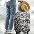 thumbnail image 2 of Pink Leopard Butterfly Pattern Luggage Cover Fashion Suitcase Cover Baggage Covers Fit 25-28 Inch Luggage (Go Travel), 2 of 5