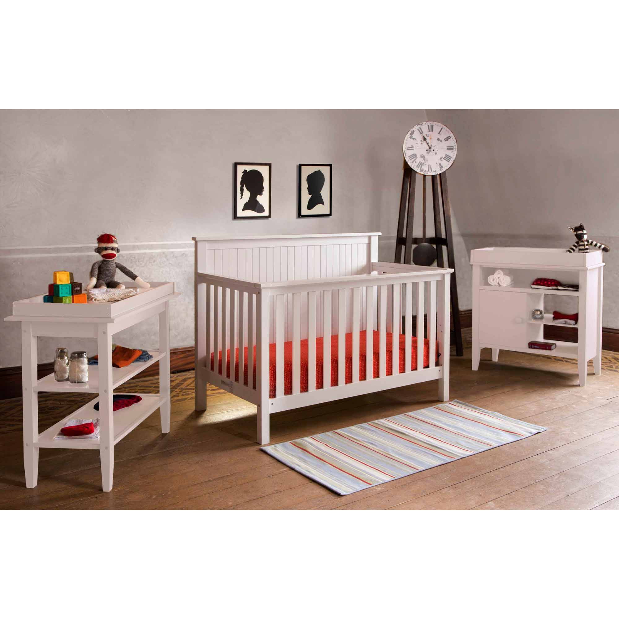 Lolly & Me, Americana Collection Crib, White
