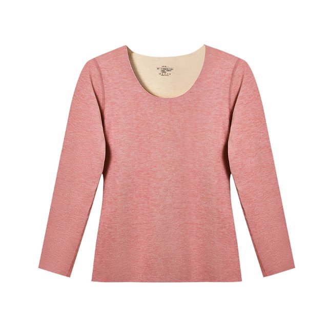 Ropa interior térmica para mujer, ropa de otoño sin costuras para mujer, forro polar, parte inferior gruesa, otoño e invierno, ropa de otoño de una pieza de lana para mujer