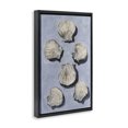 thumbnail image 3 of Stupell Industries Embellished Seashells Over Blue Black Framed Floater Canvas Wall Art design by Michael Willett, 31 x 21, 3 of 9