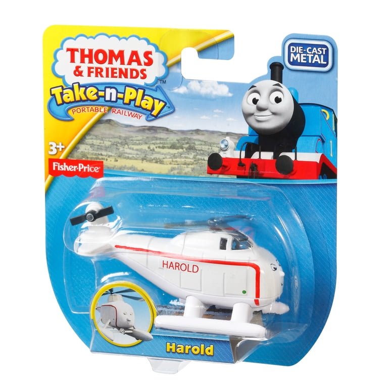 Thomas & Friends - Locomotiva de Metal - Harold Dxt30 - Ri Happy