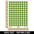 thumbnail image 2 of Cute and Fierce Tiger Head 200+ Round Stickers - Light Green - Gloss Finish - 0.50" Size, 2 of 3