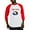 Red/White, variant on CafePress - Artist Baseball Jersey - Cotton Baseball Jersey, 3/4 Raglan Sleeve Shirt