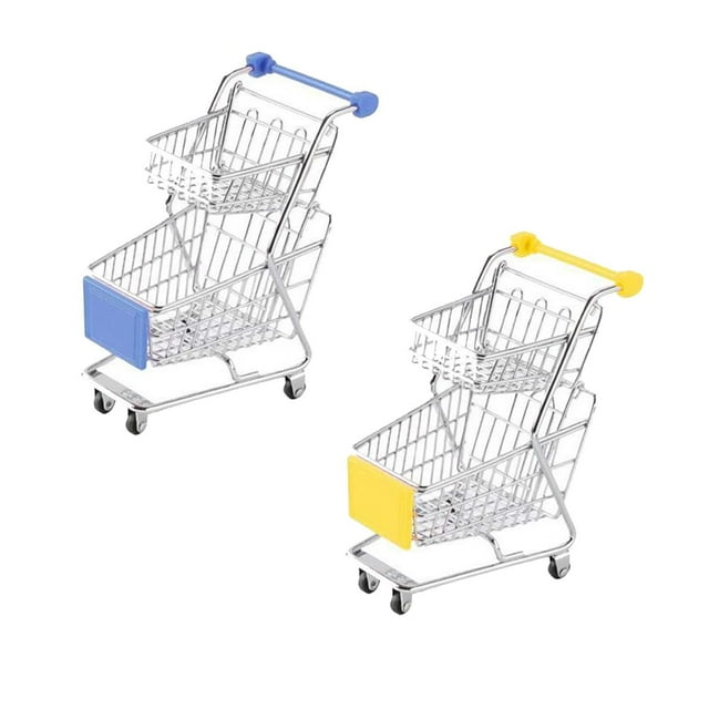 Carrito de Mano Mini Supermercado Sunnimix Juguete de Almacenamiento Para Niñas