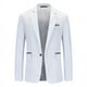thumbnail image 1 of Traje de negocios holgado de un solo pecho para hombre, chaqueta de traje tipo cárdigan informal de moda de talla grande, 1 of 6
