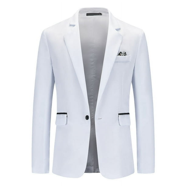 Traje de negocios holgado de un solo pecho para hombre, chaqueta de traje tipo cárdigan informal de moda de talla grande