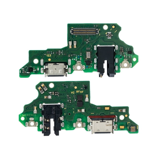 Esource Parts Huawei Y9S Port de Chargement avec Prise pour Écouteurs de Remplacement, Carte de circuit Verte Combinant Port de Chargement et Prise pour Écouteurs. Compatible avec les Modèles Huawei Y9S STK-L21, STK-LX3 et STK-L22, Cette Pièce de Remplacement pour Téléphone Cellulaire Assure un Ajustement Précis et une Fonctionnalité Fiable. Fabriquée avec des Matériaux de Qualité et Testée pour la performance.
