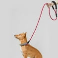 thumbnail image 6 of ZOUYUE Rope Dog Leash 5 FT with Comfortable Padded Handle, Highly Reflective Threads Dog Leash for Large/Medium Dogs, 1/2 inch, Multi-Color, 6 of 7