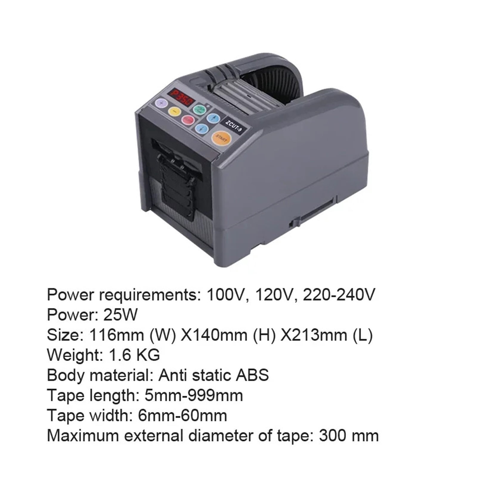 Automatic Tape Dispenser Electric Adhesive Tape Cutting Machine, Double Sided Cutter Packing Machine Adhesive Slitting ,High Efficiency