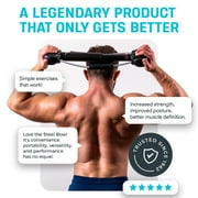 Bullworker 20 Steel Bow - Full Body Workout - Portable Home Gym Isometric Exercise Equipment for Fast Strength Training Gains. Cross Training Fitness; Chest, Back, Arms, and Abs Exercise Machine